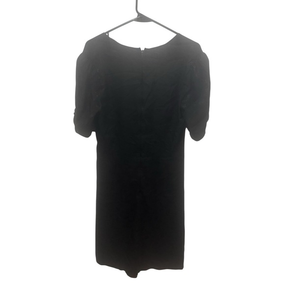 Jill Stuart Black Floral Jacquard Day Dress Size 12 - Picture 3 of 5